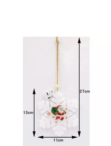 Christmas Tree Snowman Ornaments LED light x1pc. Santas Workshop Direct