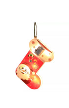 Christmas Tree Stocking Ornaments LED light x1pc. Santas Workshop Direct