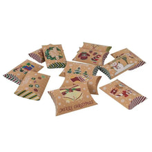 Christmas pillow box cookie Box x 12 pcs Santas Workshop Direct