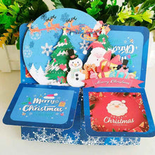 Christmas celebration surprise origami pop up box