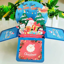 Christmas celebration surprise origami pop up box - Santas Workshop Direct