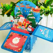 Christmas celebration surprise origami pop up box