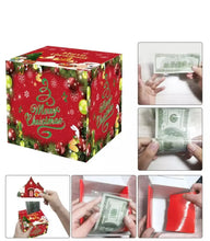 Christmas   celebration pop up pull out money 3D card Santas Workshop Direct