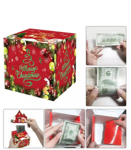 Christmas   celebration pop up pull out money 3D card Santas Workshop Direct