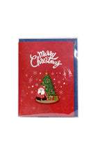 Christmas celebration surprise origami pop up card  Santas Workshop Direct