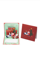 Christmas celebration surprise origami pop up card Santas Workshop Direct