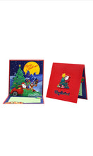 Christmas celebration surprise origami pop up card Santas Workshop Direct