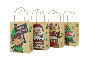 Christmas cookie bags  x 12 pcs Santas Workshop Direct