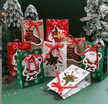 4pcs Christmas themed cookie bakery boxes