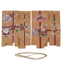 Christmas cookie boxes X12pcs Santas Workshop Direct