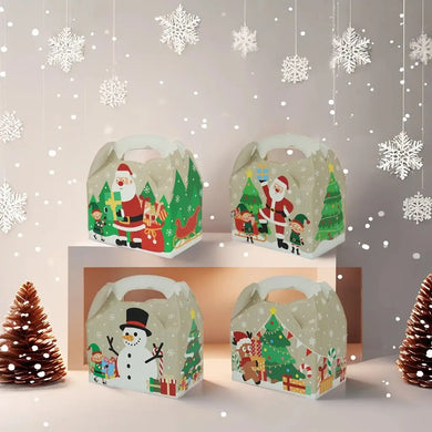 Christmas cookie boxes x 12 pcs Santas Workshop Direct