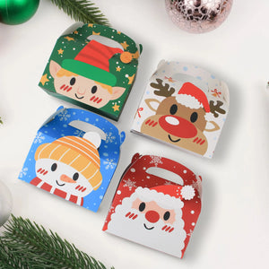 Christmas cookie boxes x 12 pcs Santas Workshop Direct