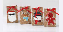 4-Pack Christmas Bakery Gift Boxes – Festive Cookie, Candy & Treat Boxes for Cupcakes, Fudge, Chocolates & Holiday Gifts