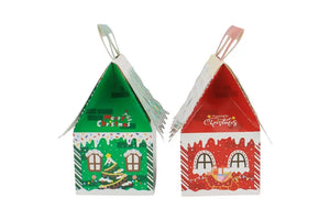 Christmas Ginergbread house cookie boxes X12pcs  Santas Workshop Direct