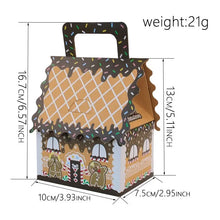 Christmas Ginergbread house cookie boxes X12pcs  Santas Workshop Direct