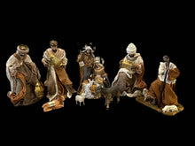 18.75" (51cm) Christmas Nativity Scene Set with Manger, Shepherd & Animals – Premium Traditional Christmas Display for Home, Church & Holiday Décor