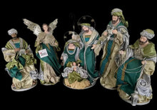 15.5’’Christmas Nativity 15.25’’with angels set / scene with manger  -51 cm Santas Workshop Direct