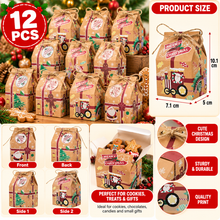 12pcs Christmas Gingerbread house cookie bakery gift boxes