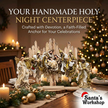 Handmade Christmas Nativity Wreath 78Cm – Holy Family Religious Wall Decor, Christian Christmas Door & Home Decoration