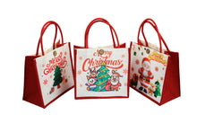 Christmas Party Favour Gift Packaging Bags Reusable Xmas Holiday Party Supply Presents Sacks with handle - Santas Workshop Direct 