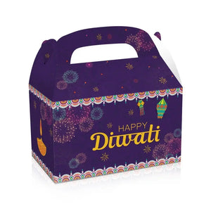 Diwali Cup Cake Candy  Cookie Gift Box x 12 pcs Santas Workshop Direct