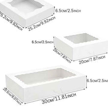 PRE ORDER 5PCS Large White Grazing Boxes with Clear Window Lids – Charcuterie, Bakery, Dessert & Gift Packaging, 30 × 20.5 × 6.5 cm