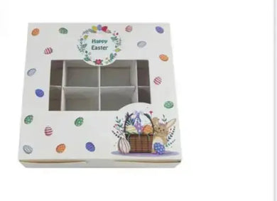 Easter Basket Bunny box x 54 pcs Santas Workshop Direct