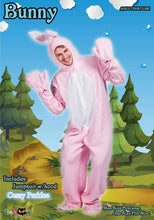 Cute Pink Rabbit Costume Plush Animal Full Body Jumpsuit Adult Party Men'S Costume Props And Role-Playing Additions