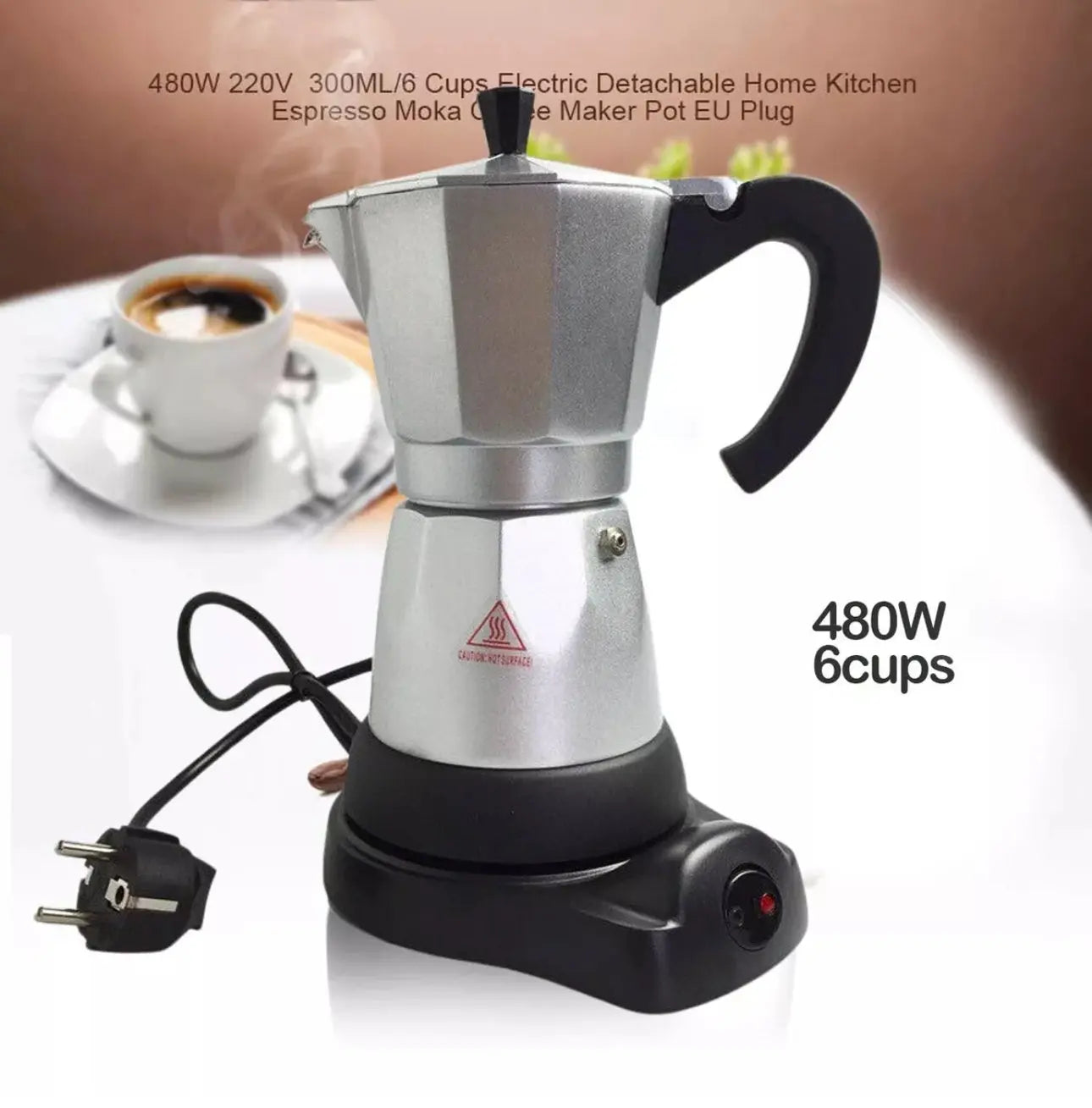 Electric Coffee percolators 6 cups Santas Workshop Direct