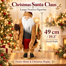 49cm Christmas Decoration Ornament Santa Claus – Large Festive Santa Figurine, Holiday Home Christmas Display Decor