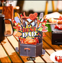 Father’s Day celebration origami 3D surprise pop up box Santas Workshop Direct