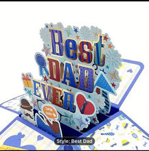 Father’s Day celebration origami 3D surprise pop up box Santas Workshop Direct