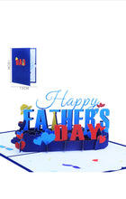 Father’s Day celebration pop up card Santas Workshop Direct