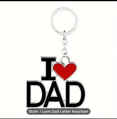 Father’s Day gift I LOVE DAD KEY CHAIN Santas Workshop Direct