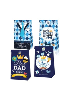 Father’s Day gift bags x4 pcs Santas Workshop Direct