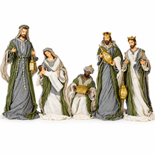 PRE-ORDER | 25.75" (65cm) Handmade Holy Family & Three Kings Nativity Figurine Set – Premium Christmas Religious Decoration | Large Artisan Holiday Home & Church Display