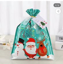 Drawstring Christmas REUSABLE Gift Bags (biodegradable) small (24x 32 cm) 10 pcs   $14.70 - Santas Workshop Direct