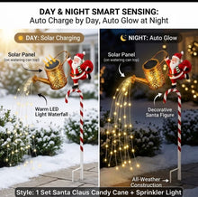 PRE ORDER 1 set Santa Claus Candy Cane Rose Water Kettle & Sprinkler Light (colourful light)