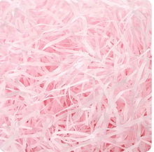 3 Pack Baby Pink Shredded Tissue Paper Hamper Filler (20g Each) – Gift Box & Basket Packaging Decoration