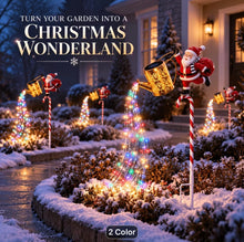 PRE ORDER 1 set Santa Claus Candy Cane Rose Water Kettle & Sprinkler Light (colourful light)