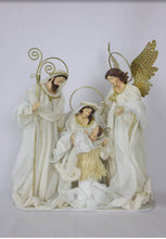 18”Unique Artisian Handmade Premium Exclusive Christmas Nativity Figurines Holy Family with Angel - Santas Workshop Direct
