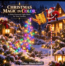 PRE ORDER 1 set Santa Claus Candy Cane Rose Water Kettle & Sprinkler Light (colourful light)