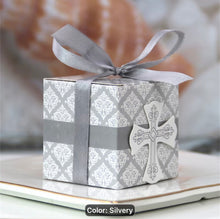 Gift for Her/Him 10pcs Baptism Christening Favor Boxes Candy Boxes Bag Gift Box Baby Shower Favor for Birthday Decoration Shower Party