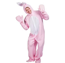 Cute Pink Rabbit Costume Plush Animal Full Body Jumpsuit Adult Party Men'S Costume Props And Role-Playing Additions