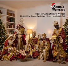 Unique Artisian Handmade Premium Christmas religious handmade nativity set Figurines Exclusive Design 132cm approx. PRE ORDER 2026