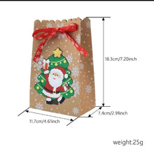 Christmas cookie bags 6pcs - Santas Workshop Direct 