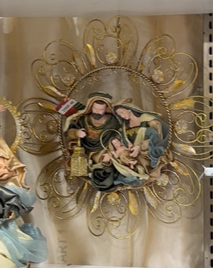 5.5:(14cm) Religious Holy Family on 15