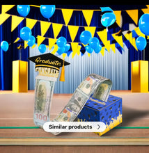 Graduation Pull  Money Box Happy Surprise Set, Funny Money Gift Boxes for Cash, Graduation Money Box for Cash Gift Pull,Out Card DIY Set Surprise graduation Gift Box Santas Workshop Direct