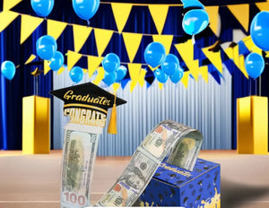 Graduation celebration pop up pull out money 3D card x1 pc Santas Workshop Direct