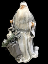 Grey & White Standing Santa Claus approx 55 cm Santas Workshop Direct